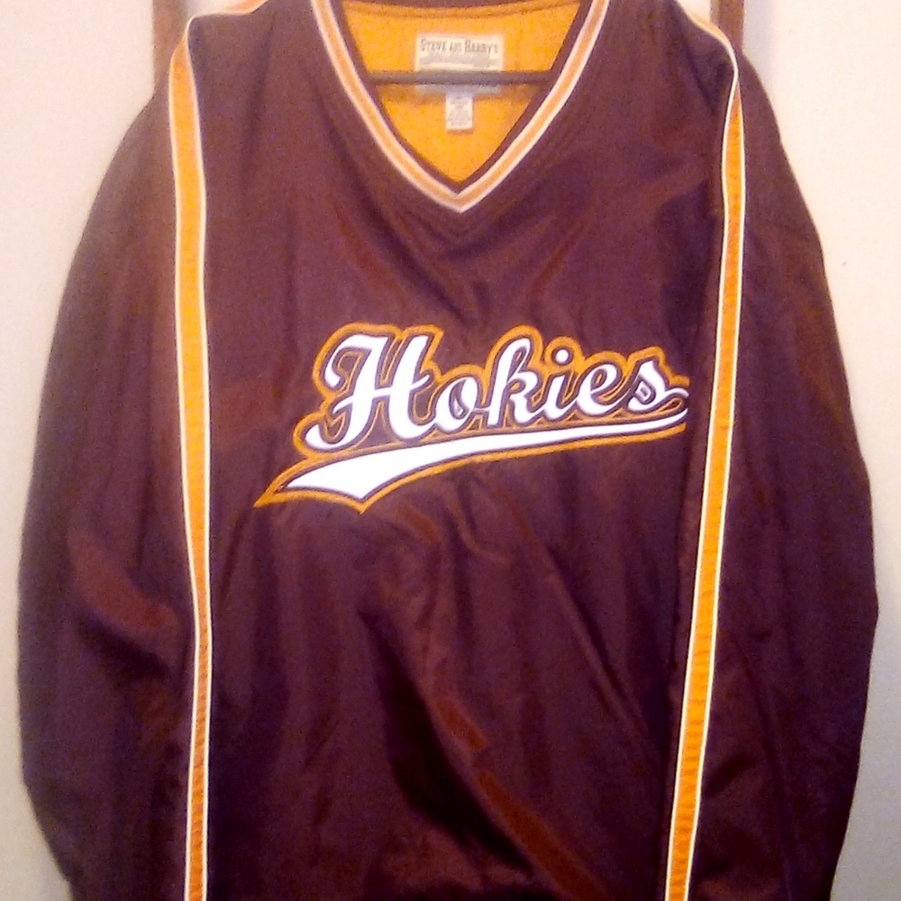 Virginia Tech Hokies Pullover Steve& Barry's Jacket XXL